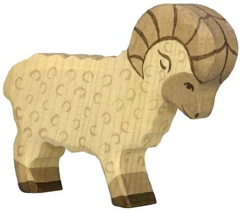 Holztiger Aries Ram Toy Figure