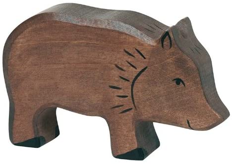 Holztiger Boar Toy Figure, Brown