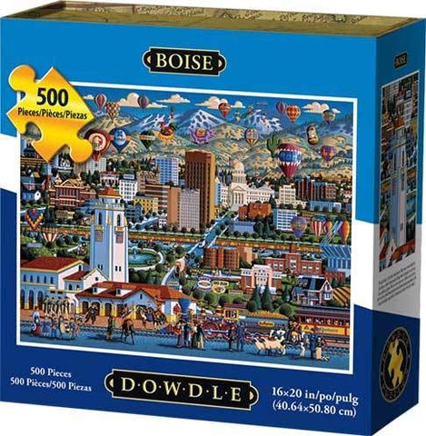 Dowdle Folk Art Boise 500pc 16x20 Puzzles