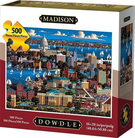 Dowdle Folk Art Madison 500pc 16x20 Puzzles