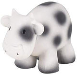 Tikiri My First Farm Natural Rubber Rattle and Bath Toy - Cow