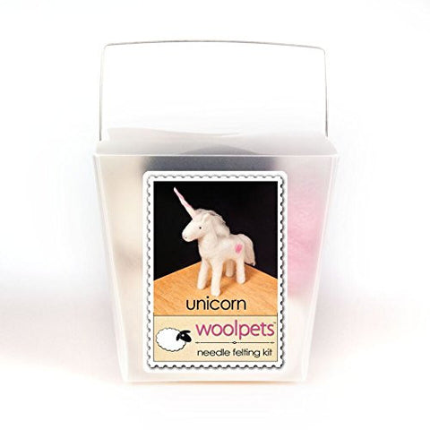 WoolPets Intermediate Needle Felting Kit - Unicorn
