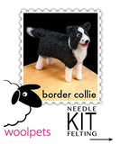 WoolPets Intermediate Needle Felting Kit - Border Collie