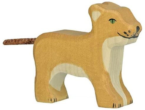Holztiger Little Lion Standing Wood Toy
