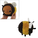 Squishable Fuzzy Bumblebee Plush, Yellow & Black, Mini 7"