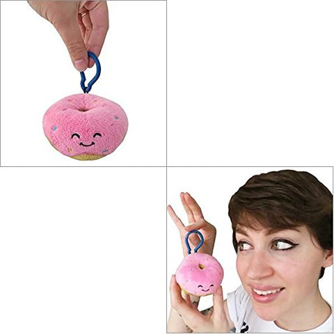 Squishable / Micro 3" Plush on a Clip - Pink Donut