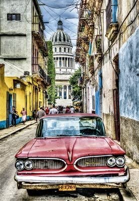 Educa Children's 1000 Vintage car in Old Havana Puzzle