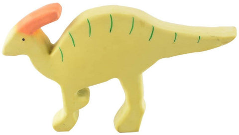Tikiri My First Dino Natural Rubber Toy - Baby Parasaurolophus