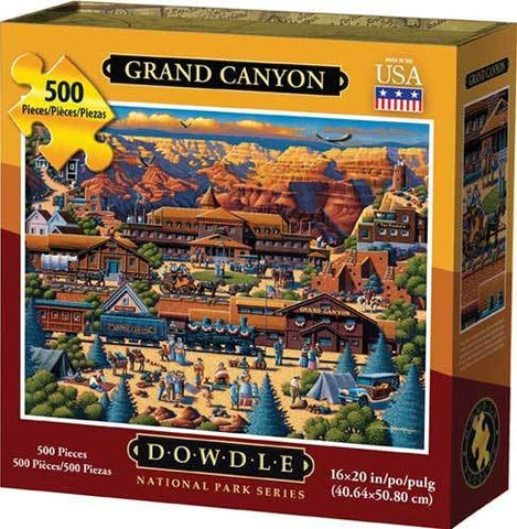 Grand Canyon 500 Piece Puzzle by Dowdle Folk Art
