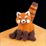 WoolPets Intermediate Wool Needle Felting Craft Kit - Red Panda
