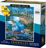 Dowdle Folk Art Niagra Falls 500pc 16x20 Puzzles