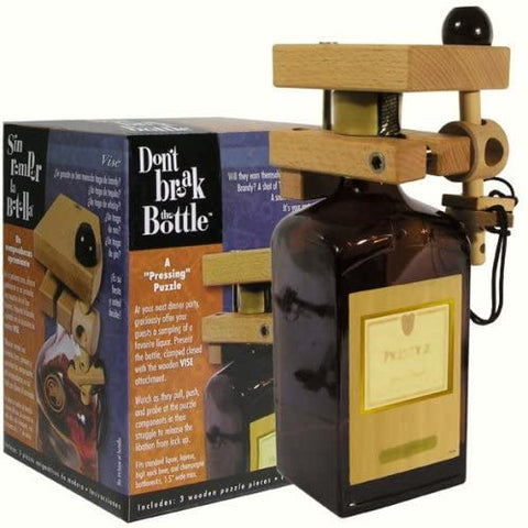 Family Games Don't Break the Bottle Vise Puzzle Gift for Adults