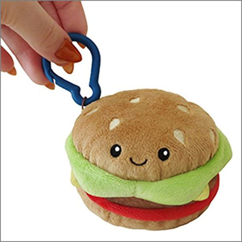 Squishable / Micro 3" Plush on a Clip - Hamburger
