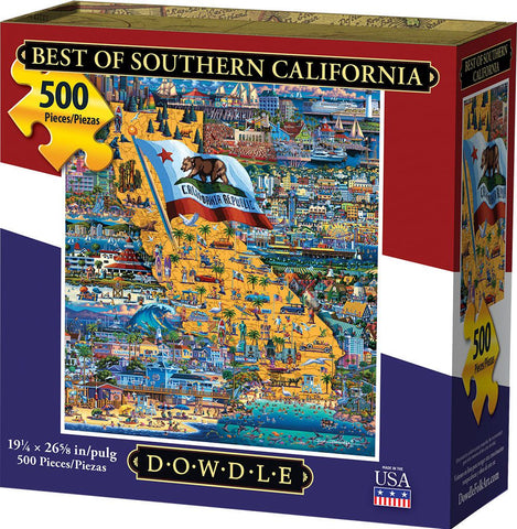Dowdle Jigsaw Puzzle - Best of Southern California - 500 Piece