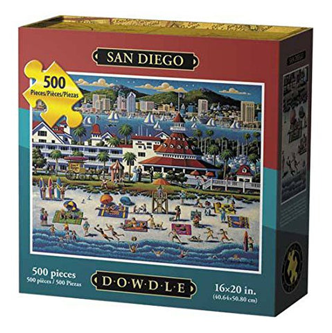 Dowdle Jigsaw Puzzle - San Diego - 500 Pieces