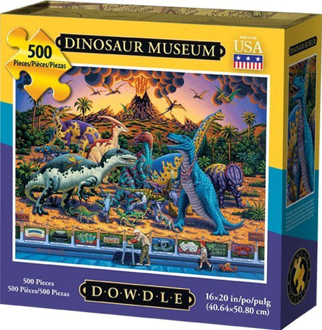 Dowdle Jigsaw Puzzle - Dinosaur Museum - 500 Piece