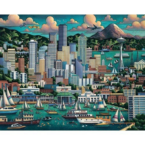 Dowdle Folk Art Seattle 500pc 16x20 Puzzles