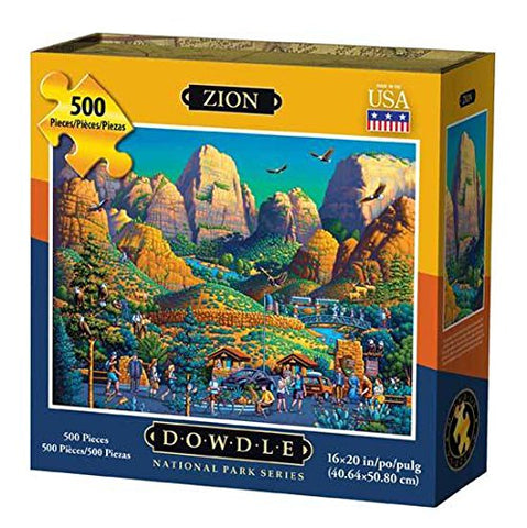 Dowdle National Park Series Jigsaw Puzzle - Zion - 500 Piece