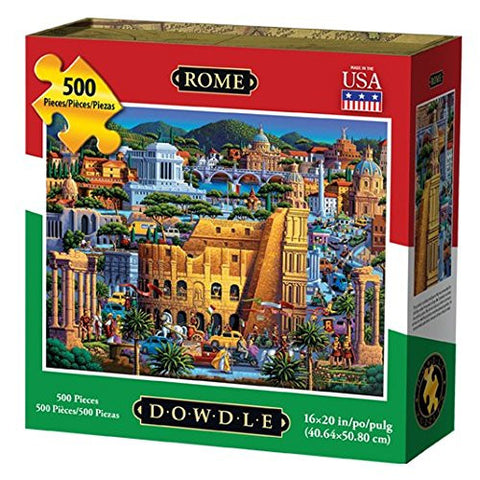 Rome 500 Piece Puzzle by Dowdle Folk Art