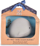Tikiri Ocean Buddies Natural Rubber Rattle - Whale
