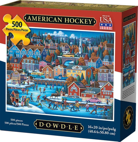 Dowdle Jigsaw Puzzle - American Hockey - 500 Piece