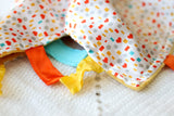Baby Jack Sensory Blanket Shapes Kindness Confetti Educational Lovey 14x18