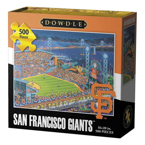 Dowdle Folk Art Jigsaw Puzzle - San Francisco Giants 500 Piece