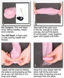 WoolPets Intermediate Wool Needle Felting Craft Kit - Pig