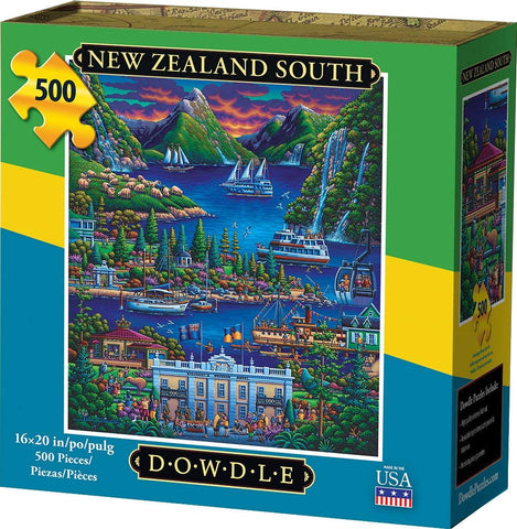 Dowdle Jigsaw Puzzle - New Zealand South - 500 Piece