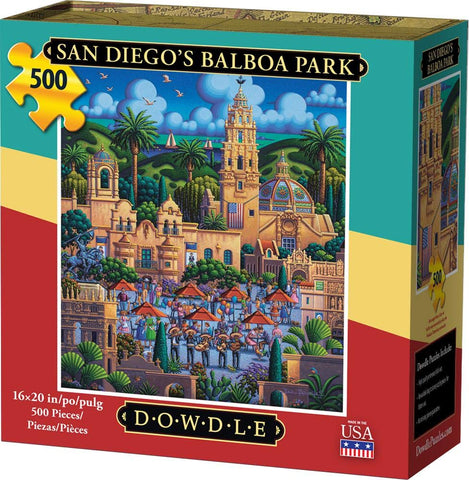 Dowdle Jigsaw Puzzle - San Diego's Balboa Park - 500 Piece