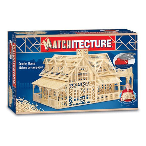 Bojeux Matchitecture Wood Microbeam Model Construction Set - Country House