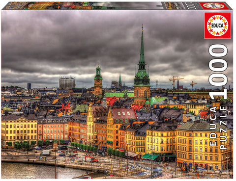 Educa - Views of Stockholm Sweden - 1000 Piece Jigsaw Puzzle