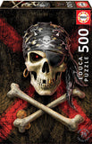 Educa Borras 17964 500 Skull of a Pirate Puzzle, Multicoloured