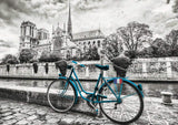 Educa 18482 Serie Coloured B&W Puzzle 500 Pieces Bike Near Notre Dame